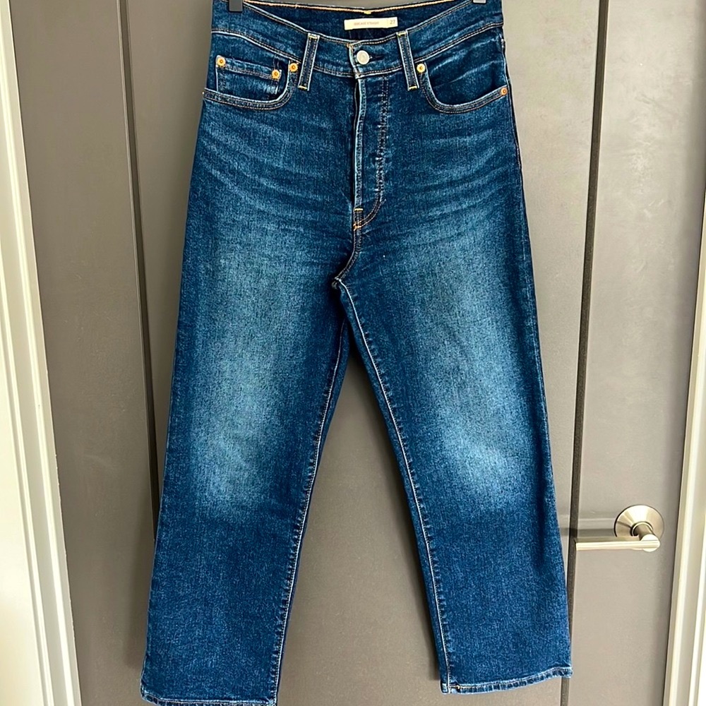 Levi’s ribcage straight jeans